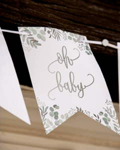 Photo de la décoration d'une Baby Shower dans le Tarn